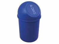 Abfallbehälter H375xØ214mm 6 l blau
