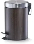 Zeller - 18566 Treteimer, 3 Liter, Walnussdekor, Metall &Oslash;17 X 26 Cm