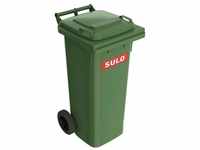 Müllgroßbehälter 80 l hdpe grün fahrbar, nach en 840