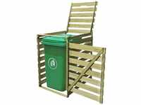 Mülltonnenbox für 1 Tonne 240 l Imprägniertes Holz vidaXL854583