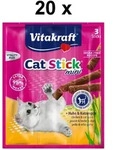 Vitakraft - Katzensnack Cat-stick Mini Huhn & Katzengras - 60 X 6g