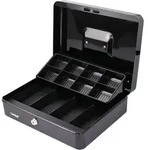Hmf 15130 Geldkassette Marktkassette, 30 X 24 X 9 Cm Schwarz
