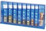 Hmf - 4710-05 M&uuml;nzsortierer Spardose, 24 X 12 X 5 Cm, Blau