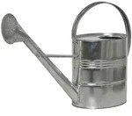 Zinkgie&szlig;kanne 10 L, Silber Stahlblech, Verzinkt