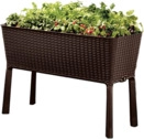 Keter Beet Hochbeet Blumenkasten Pflanzkasten Tepro Easy Growing Ratan-optik