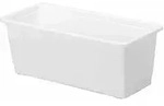 Blumenkasten Standard 100 X 15,5 Cm Wei&szlig;