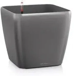 Lechuza&reg; Pflanzgef&auml;&szlig;e Quadro Ls 50 Taupe Hochgl&auml;nzend All-in-one