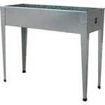 Herstera - Garden Metall Hochbeet Urban Silber 100x40x84 Cm