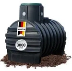 Mono Erdtank 3000 Liter Inkl. Tankabdeckung - 4rain