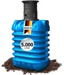 4rain - Modularis Erdtank 5000 Liter Inkl. Schachtverl&auml;ngerung