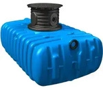 4rain - Flat S Flachtank 3000 Liter Inkl. Schachtverl&auml;ngerung
