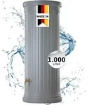 Garantia - S&auml;ulentank 1000 Liter Steingrau