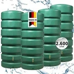 Garantia - Classico Gartentank-set 2600 Liter Dunkelgr&uuml;n, 4 X Classico 650 Liter