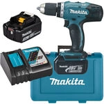 18v Lxt Bohrschrauber (2x3,0 Ah) Im Kunststoffkoffer Makita Ddf453rfe
