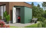 Globel Industries - Metall Anlehn-ger&auml;tehaus, Fahrradgarage 'lean-to 56', Jade, 2,79
