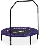 Trampolin Faltbar Mit Haltestange Indoor H X B X T: 113 X 102 X 102 Cm