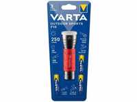 Varta - Outdoor Sports F10 led Taschenlampe mit Handschlaufe batteriebetrieben 235 lm
