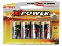 4x X-Power Alkaline Batterie Mignon aa / LR6 - Ansmann
