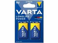 High Energy - Batterie 2x 9V Alkalisch 550 mAh (4922121412) (04922 121 412) - Varta