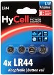 Hycell - Knopfzelle Lr 44 1.5 V 4 St. 140 Mah Alkali-mangan Ag13