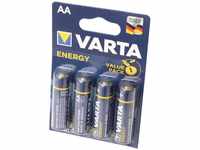 Batterie Alkaline, Mignon, aa, LR06, 1.5V, Energy, 4 Stück - Varta