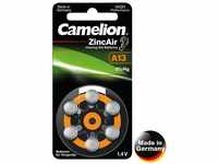 Camelion 15056013 - Zink Luft Knopfzellen-Batterie ohne Quecksilber A13/ZL 13 mit 1,4