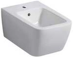 Icon Square Wandbidet Geschlossene Form, Tiefe 54cm, &Uuml;berlauf Sichtbar, Wei&szlig; -