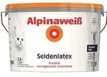 Alpina Seidenlatex Alpinawei&szlig; 2,5 L Seidengl&auml;nzend Latexfarbe Innenfarbe