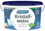 Premium Wand- Und Deckenfarbe Kristallweiss Matt 5,0 Ltr. - Renovo