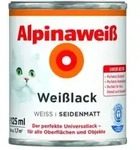 Wei&szlig;lack, Seidenmatt, 125ml - Alpina