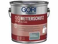 Gori - 99 Deck Holzfassaden-Farbe Silbergrau 2,50 ltr.