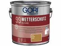 Gori - 99 Deck Holzfassaden-Farbe Ocker 2,50 ltr.