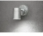 Kleine Au&szlig;enwandleuchte Modena Downlight, H&ouml;he 9cm Aus Stahl, Silber