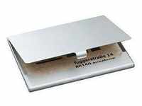 Sigel - Visitenkartenetui 9,2 x 6,3 x 0,5 cm (b x h x t) 15 Karten Aluminium silber
