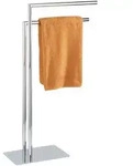 Wenko - Badezimmer-handtuchhalter Recco Stabiler Abgeh&auml;ngter 2-armig