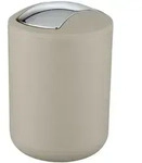 Schwingdeckeleimer Brasil Taupe S, 2 Liter, Taupe, Kunststoff (tpe) Taupe - Taupe -