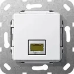 Gira 569503 Mj Rj45 Cat 6a 10 Gb Gender Changer Einsatz Reinwei&szlig;-'1019140'