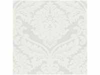 Tapete klassisch Ornament Weiß | Vliestapete Barock Floral Matt Glanz | Tapete für