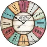 Tfa 60.3021 Vintage Old Town Xxl Design Wanduhr