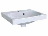 Acanto Handwaschbecken 500636, mit Hahnloch, mit Überlauf, 450x380mm, Farbe: Weiß,
