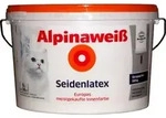 Alpina Seidenlatex Alpinawei&szlig; 5 L Seidengl&auml;nzend Latexfarbe Innenfarbe