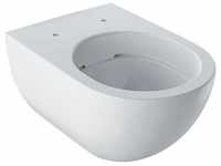 Acanto Wand-WC Tiefspüler, geschlossene Form, Rimfree Tiefe 51cm, weiß/KeraTect -