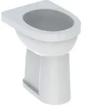 Geberit Renova Nr. 1 Comfort Stand-wc Flachsp&uuml;ler, Erh&ouml;ht, 6 L,