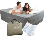Luftbett Comfort Mit Pumpe G&auml;stebett Luftmatratze 203x152x56cm Queen 64418 - Intex