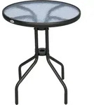 Gartentisch &empty;60xh70cm, Wetterfest Balkontisch Aus Metall, Esstisch Mit