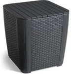Keter Gartentisch Luzon Flat Wicker, Graphit