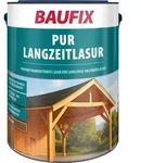 Baufix Pur Langzeitlasur Nussbaum Seidenmatt, 5 Liter, Holzlasur