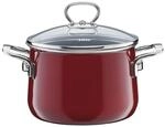 Riess-kelomat - Riess Fleischtopf Mit Glasdeckel &Oslash;20cm 4 Liter Nouvelle Rosso Extra