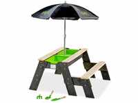 Exit Aksent Sand,- Wasser- und Picknicktisch (1 Bank) mit Sonnenschirm und