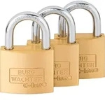 Burg Wachter - Burg-w&auml;chter Vorhangschloss-set Trio 222, 40 Mm, Gleichsperrend Sb-3